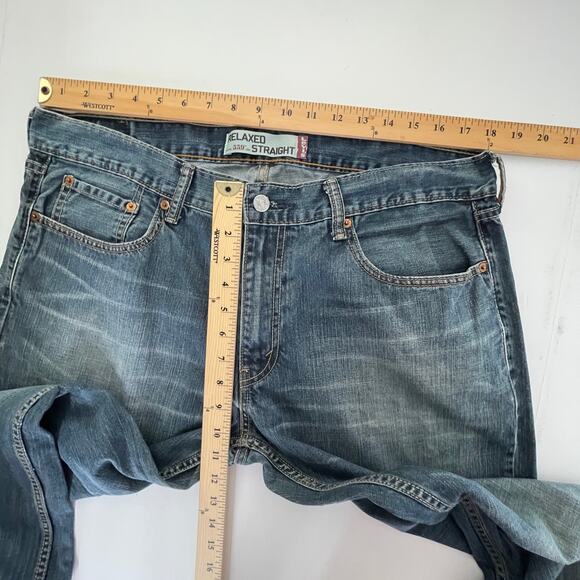 Levi's 559 Relaxed Straight Men's Size 36x32 Jeans Medium Wash Blue - Picture 7 of 9